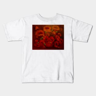 Red Poppies Kids T-Shirt